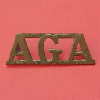 (Australia) The Australian Garrison Artillery - Gilding Metal Shoulder Title.