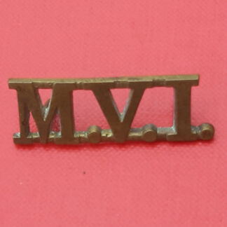 The Malayan Volunteer Infantry - Gilding Metal Shoulder Title.