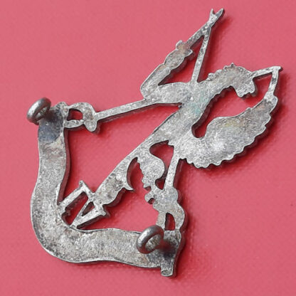 (Canada) 6th Duke Of Connaughts Royal Canadian Hussars - Officer's Silver Plated Cap Badge. - Image 2