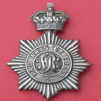 Middlesex Duke of Cambridge's Hussars Yeomanry Cavalry - White Metal Pouch Badge