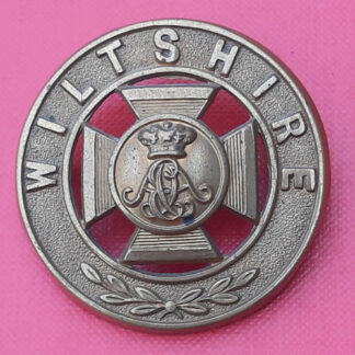 The Wiltshire Regiment - Gilding Metal Helmet Plate Centre.