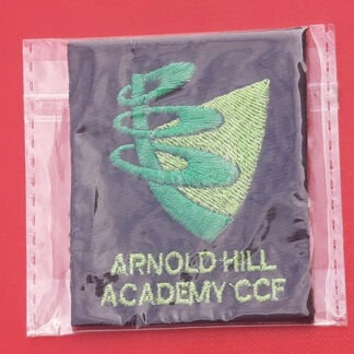 Arnold Hill Academy C.C.F - Cloth Patch Sealed In Packet.