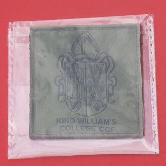 King William's College C.C.F - Cloth Patch Sealed In Packet.