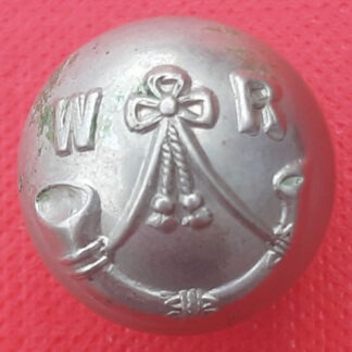 (South Africa) The Witwatersrand Rifles - 8mm White Metal Ball Button.