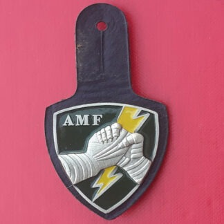 N.A.T.O Allied Command Europe Mobile Force - Pocket Fob On Leather Tab.