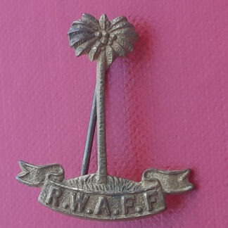 The Royal West African Frontier Force - Gilding Metal Sweetheart Badge.
