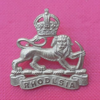 The Rhodesia General Staff Corps - King's Crown Gilt Collar Badge.