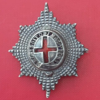 The Coldstream Guards - Silver Gilt & Enamelled Cap Star.