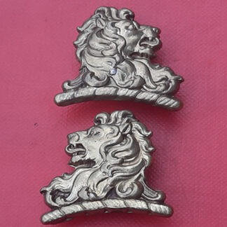 (Canada) The Essex Scottish - Gilding Metal Collar Badges.