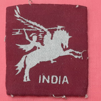 (India) The 44th Airborne Division  - Printed Cloth Formation Badge.
