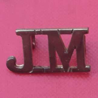 The Jamaica Militia - Gilding Metal Shoulder Title.
