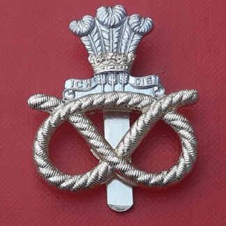 The Staffordshire Regiment - Silver & Gold Anodised Cap Badge.