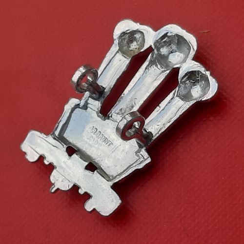 The Welsh Brigade - Silver Anodised Cap Badge. - Image 2