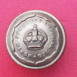 North Somerset Imperial Yeomanry - King's Crown 24mm Gilt Button.