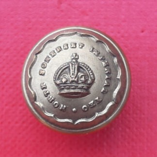 North Somerset Imperial Yeomanry - King's Crown 17mm Gilt Button.