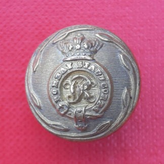 (India) Bombay Staff Corps - Queen Victoria's Crown 19mm Gilt Button.