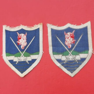 Pair Of Eastern Command - Printed Cloth Formation Badges.