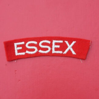 The Essex Regiment - Woven Cloth Shoulder Title.