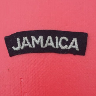 Jamaica Defence Force  - Woven Cloth Shoulder Title.