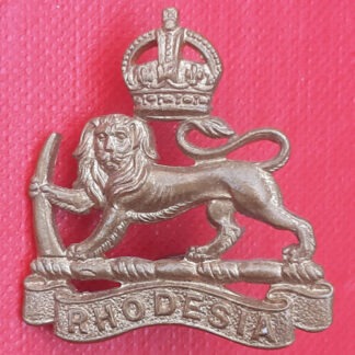 Rhodesia General Staff Corps - King's Crown Gilt Collar Badge.