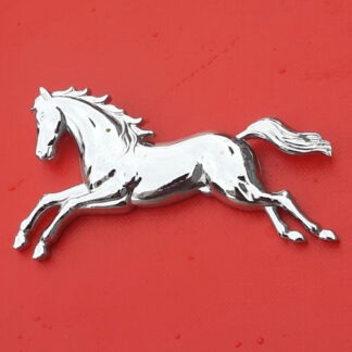 The Queen's Royal Hussars - White Metal Arm Badge.