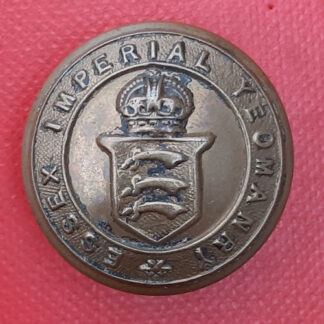 Essex Imperial Yeomanry - King's Crown 23mm Brass Button.