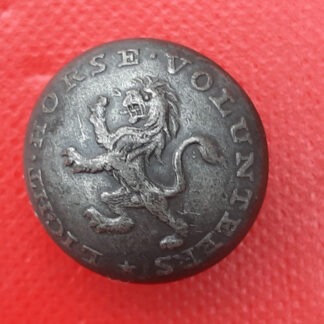 London & Westminster Light Horse Volunteers - 16mm White Metal Coatee Button.