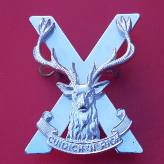 The Highland Brigade - Silver Anodised Cap Badge.