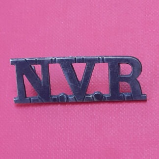 (India) The Nilgiri Volunteer Rifles - Silvered Metal Shoulder Title.