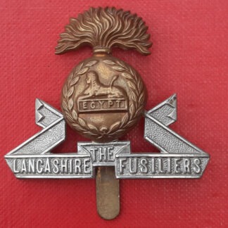 The Lancashire Fusiliers - Bi Metal Cap Badge.