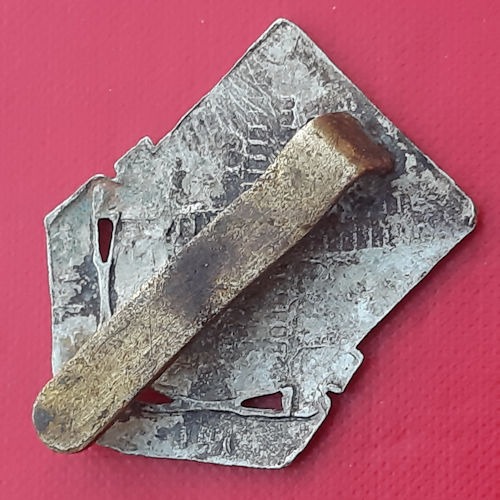 Millfield School O.T.C - White Metal Cap Badge. - Image 2