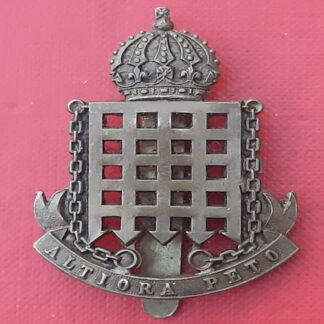 Warwick School O.T.C (1st Pattern) - Gilding Metal Cap Badge.