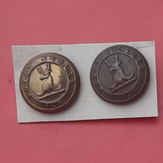 The Lovat Scouts Imperial Yeomanry -  Brass Buttons.