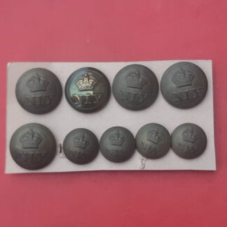 The Northamptonshire Imperial Yeomanry - King's Crown Brass Buttons.