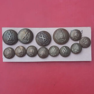 The Scottish Horse Yeomanry - Brass Buttons.