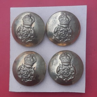 The Intelligence Corps - King's Crown Brass Buttons.