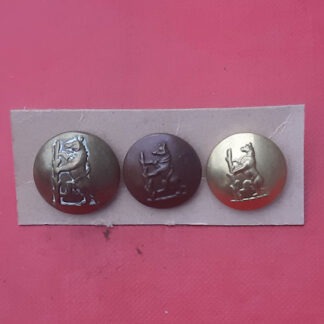 The Queen's Own Warwickshire & Worcestershire Yeomanry - Brass Buttons.