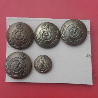 The Fife & Forfar Yeomanry - King's Crown Brass Buttons.