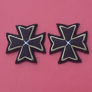 The Royal Hospital Chelsea Chaplain's Department  - Cloth Collar Badges.