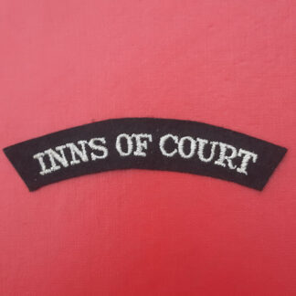 The Inns of Court Regiment - Woven Cloth Shoulder Title.