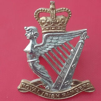 The Royal Irish Rangers - Bi Metal Cap Badge.