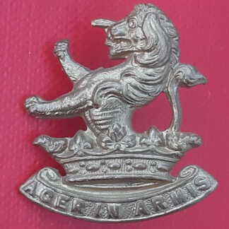 (New Zealand) 7th (Wellington West Coast Rifles) Regiment - Gilding Metal Collar Badge.