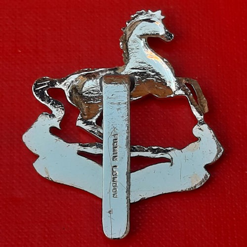 The King's Regiment (Liverpool) - Gold & Silver Anodised Cap Badge. - Image 2
