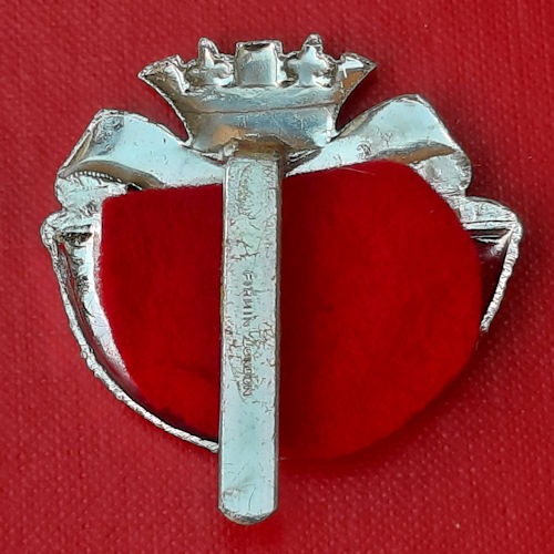 The Duke Of Cornwall's Light Infantry - Silver Anodised Cap Badge. - Image 2