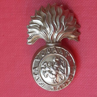 2nd & 3rd Volunteer Battalions The Northumberland Fusiliers - White Metal Collar Badge.