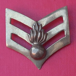 The Royal Engineers - Sergeants Gilding Metal Rank Badge.