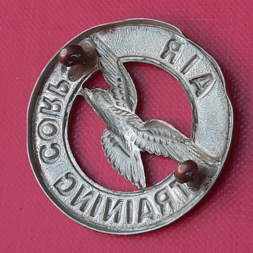 The Air Training Corps - White Metal Cap Badge. - Image 2