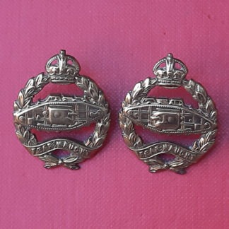 The Royal Tank Regiment - Officer's Service Dress Collar Badges (J&Co).