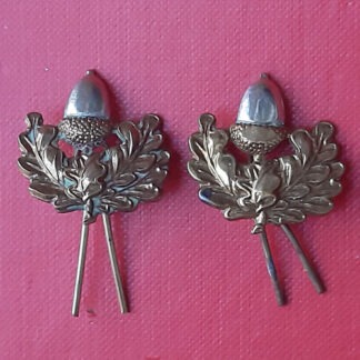 The Cheshire Regiment - Bi Metal Collar Badges.