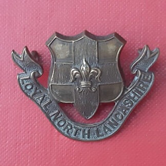 The Loyal Regiment - Officer's Service Dress Die Cast Collar Badge.